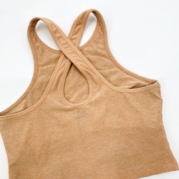 Beyond Yoga tan orange crop top - Picture 1 of 4